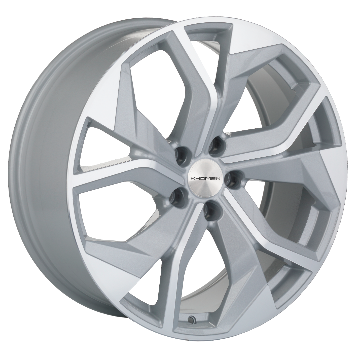 Khomen Wheels KHW2006 (Audi/VW) 8.5xR20/5x112 ET 33 Dia 66.6 Brilliant Silver-FP