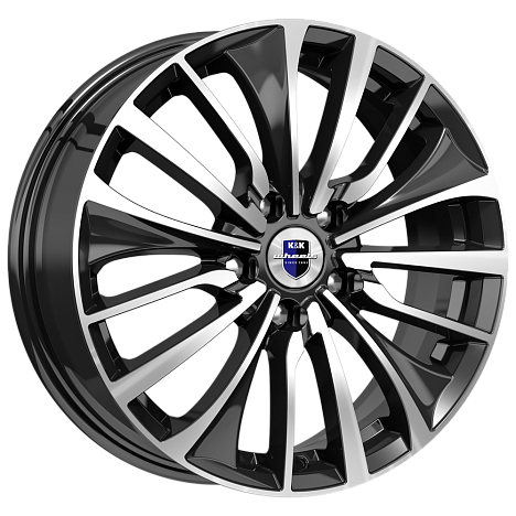 K&K Flanker (КС751) 6.5xR17/5x108 ET 45 Dia 67.1 Алмаз черный