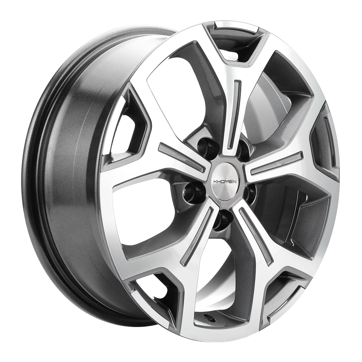 Khomen Wheels KHW1710(2) (VW Multivan) 6.5xR17/5x120 ET 60 Dia 65.1 F-Silver-FP