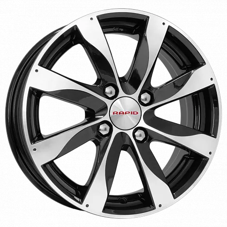 K&K Джемини-оригинал (КС617) 6xR15/4x114.3 ET 46 Dia 67.1 Алмаз черный