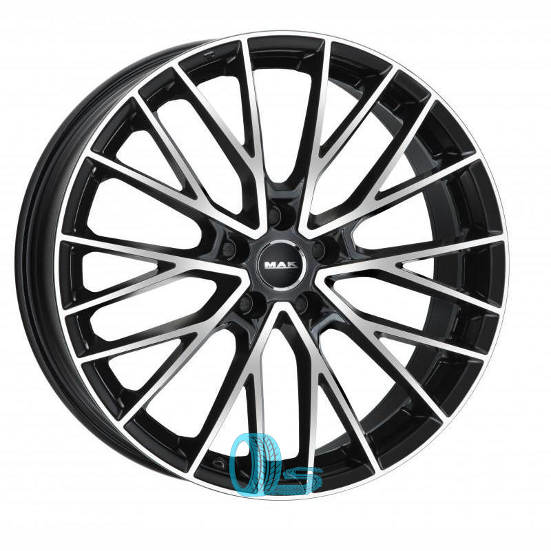 MAK Speciale-D 9.5xR19/5x112 ET 20 Dia 66.6 Black mirror