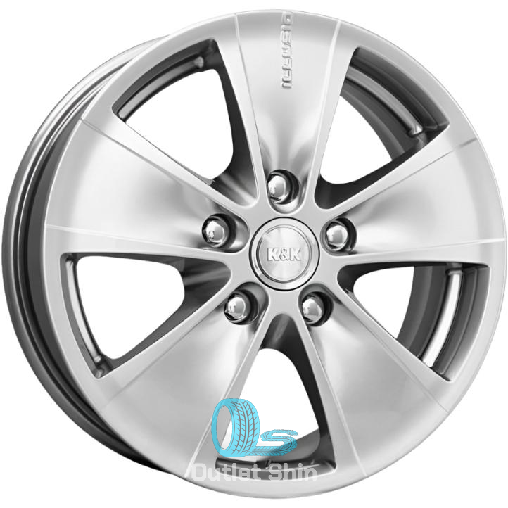 K&K Иллюзио 6.5xR16/5x108 ET 50 Dia 63.3 Elite silver