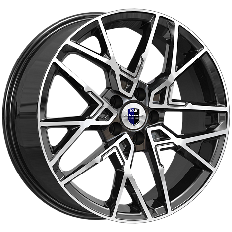 K&K Вудроф (КС1044) 7xR18/5x114.3 ET 37 Dia 66.6 Алмаз черный