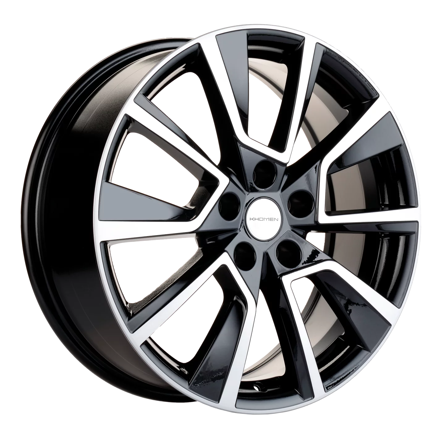 Khomen Wheels KHW1802 (Audi Q2) 7xR18/5x112 ET 40 Dia 57.1 Black-FP