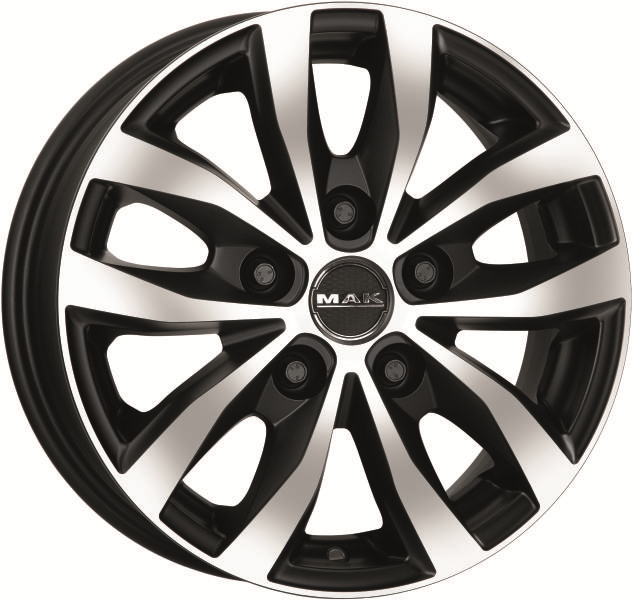 MAK Load 5 7xR17/5x160 ET 55 Dia 65.1 Ice Black