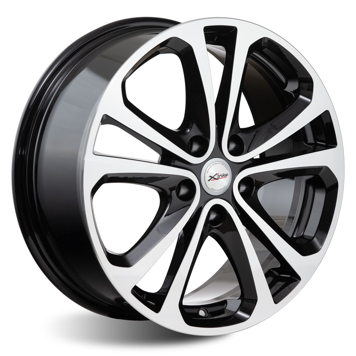 Xtrike X-113М 7xR17/5x108 ET 40 Dia 54.1 BK/FP