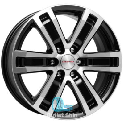 K&K R-7 Рольф 7.5xR17/6x139.7 ET 46 Dia 67.1 Алмаз черный