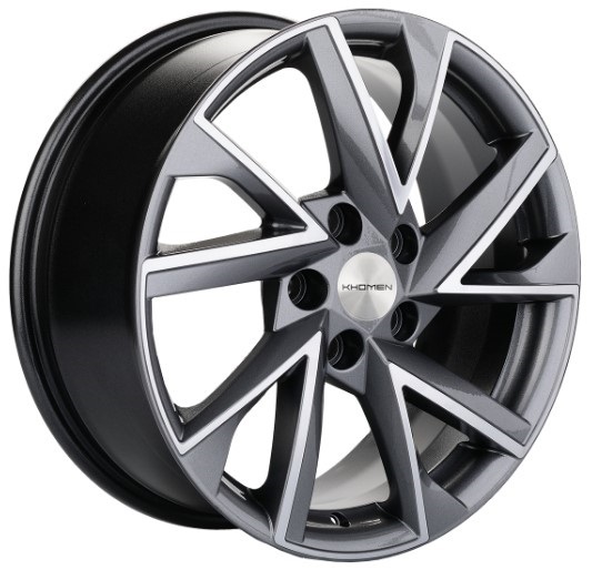 Khomen Wheels KHW1714 (CX-5/i40/X-Trail) 7xR17/5x114.3 ET 45 Dia 67.1 Gray