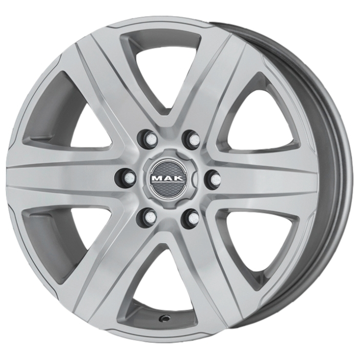 MAK Stone 6 8.5xR20/6x139.7 ET 30 Dia 100.1 Silver