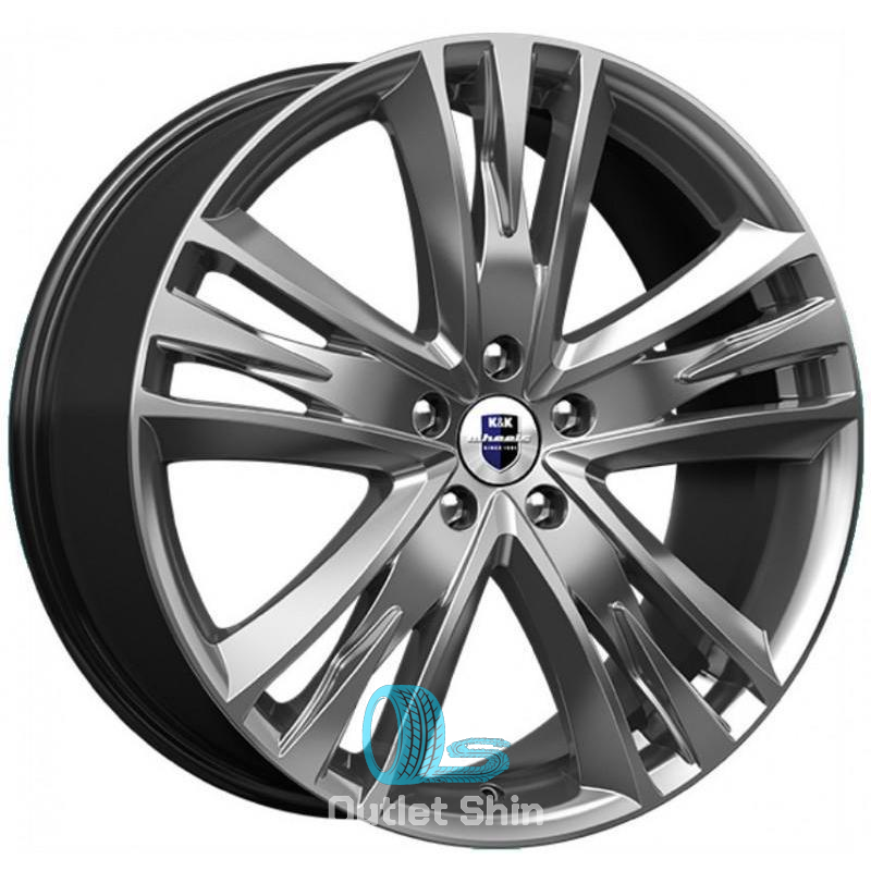 K&K Атлас 8.5xR20/5x114.3 ET 40 Dia 66.1 Дарк платинум