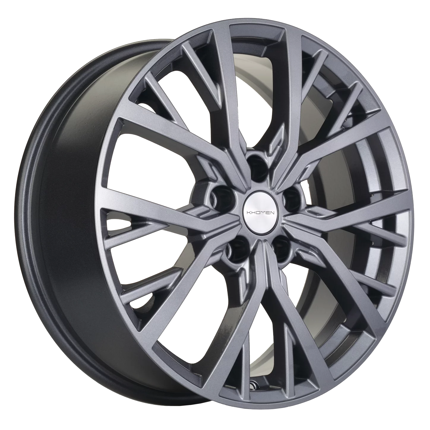 Khomen Wheels KHW1806 (Kodiaq/Tiguan) 7xR18/5x112 ET 43 Dia 57.1 Gray