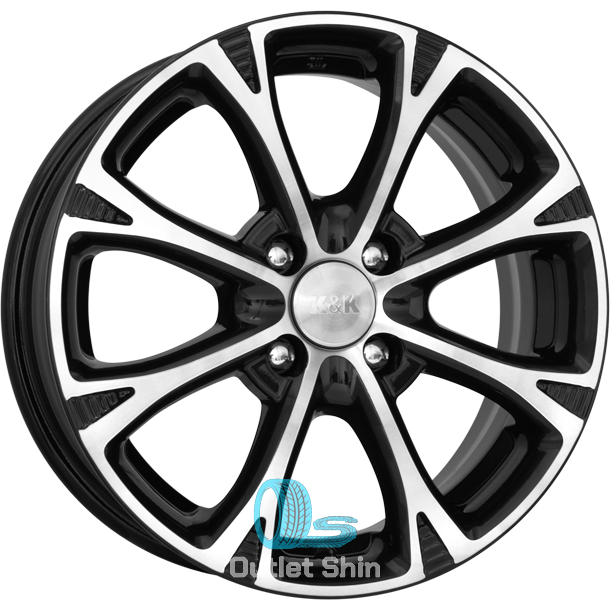 K&K Блюз 6xR15/4x100 ET 40 Dia 60.1 Алмаз черный