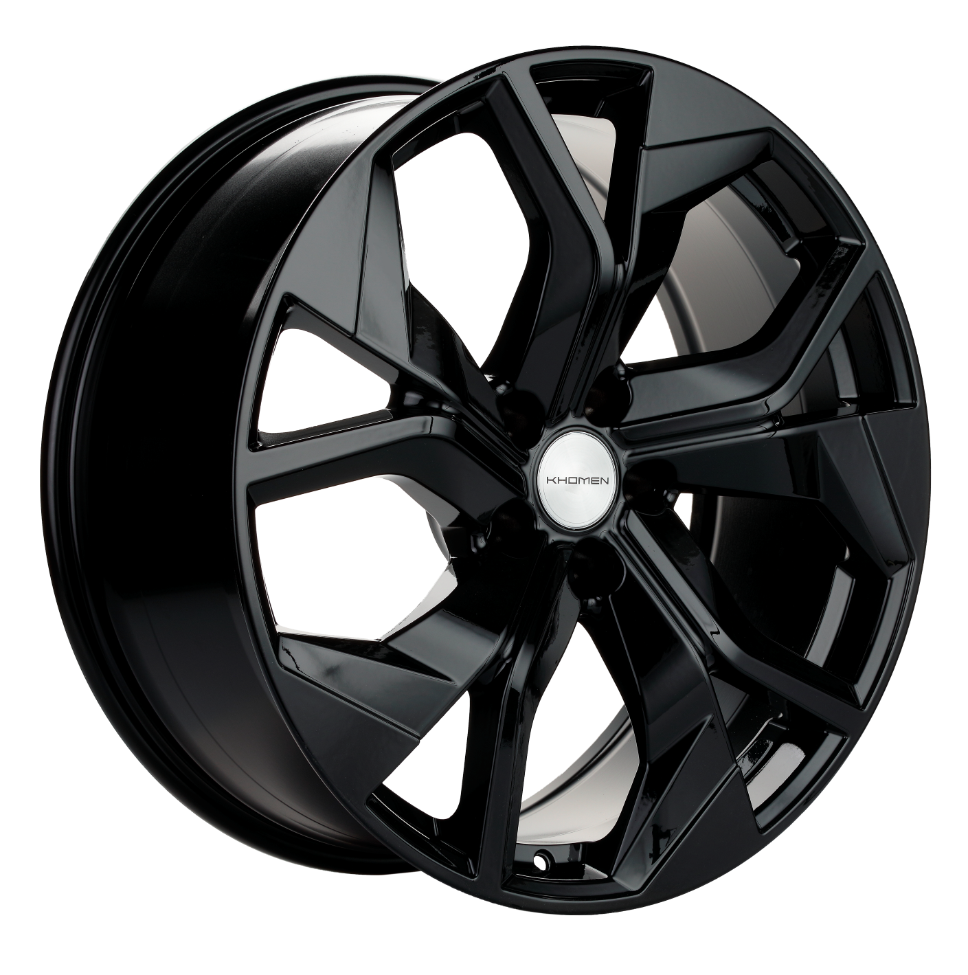 Khomen Wheels KHW2006 (Q8) 8.5xR20/5x112 ET 20 Dia 66.5 Black-FP