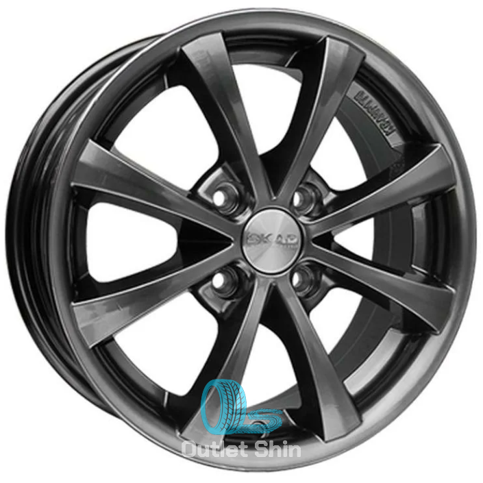 Скад Каллисто 5.5xR13/4x100 ET 35 Dia 67.1 Графит