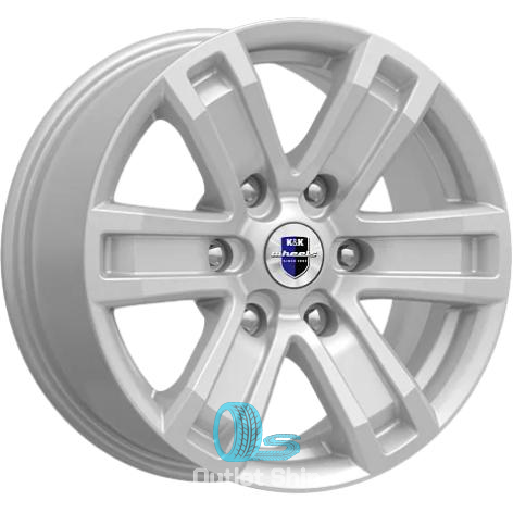 K&K R-7 Рольф 7xR16/6x139.7 ET 15 Dia 106.1 Сильвер