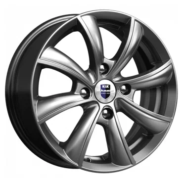 K&K Бриз-оригинал (КС611) 6xR15/4x100 ET 45 Dia 54.1 Дарк платинум