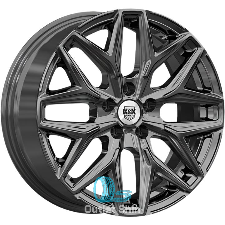 K&K Ариус 7xR17/5x108 ET 33 Dia 60.1 Кварц