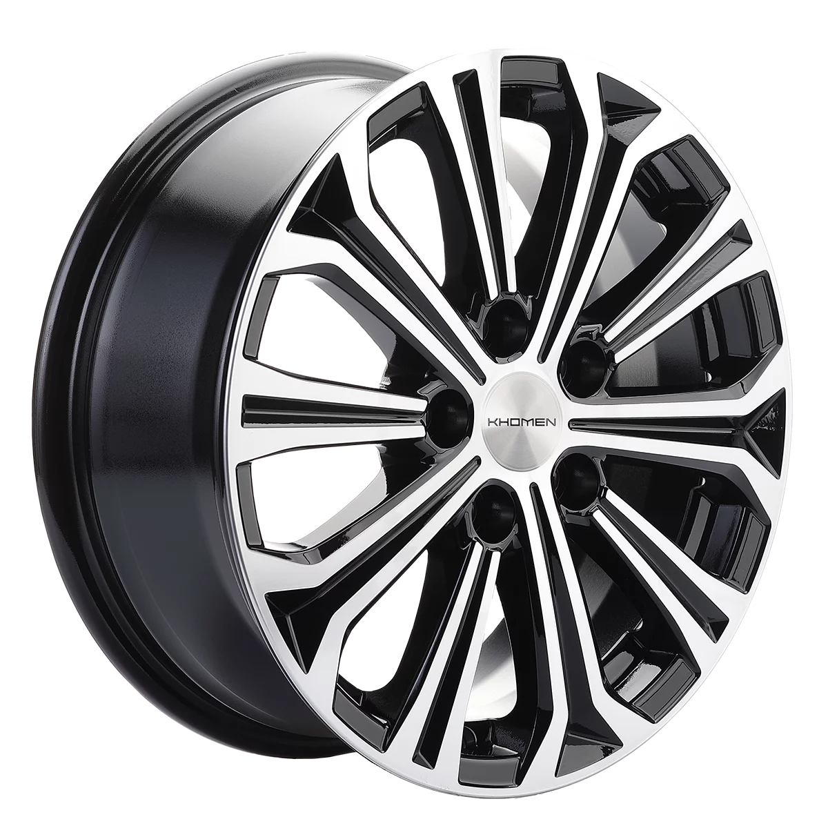 Khomen Wheels KHW1610 (Focus) 6.5xR16/5x108 ET 50 Dia 63.3 Black-FP