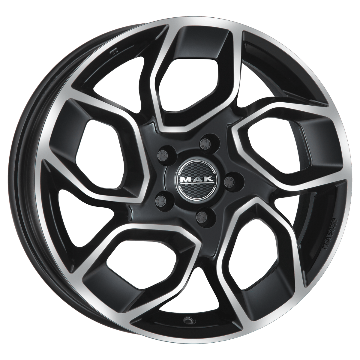 MAK Express 3 7xR17/5x160 ET 55 Dia 65.1 Black mirror