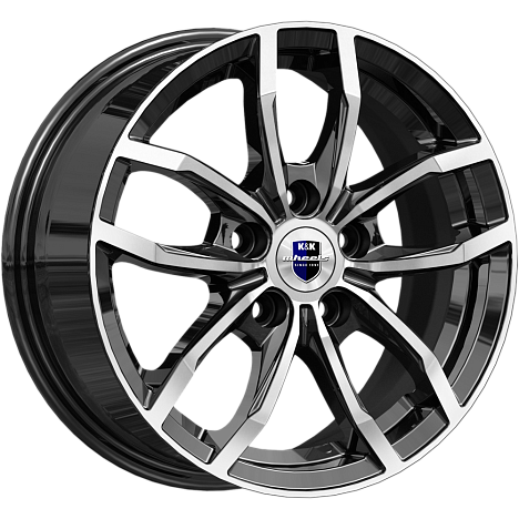 K&K Фрост (КС1048) 6.5xR15/5x112 ET 50 Dia 57.1 Алмаз черный