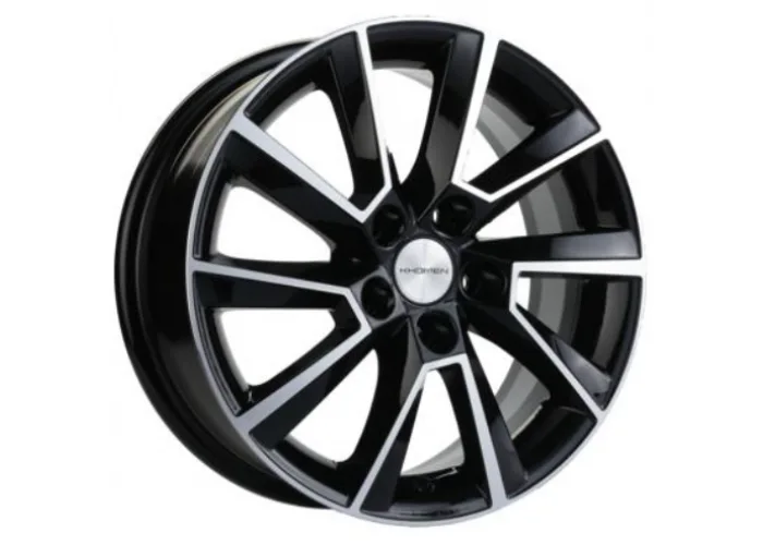 Khomen Wheels KHW1507 (Polo) 6xR15/5x100 ET 40 Dia 57.1 Black-FP