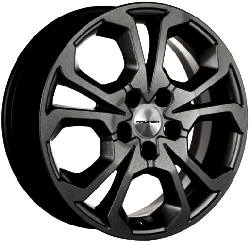 Khomen Wheels KHW1711 (Arkana/Kaptur) 6.5xR17/5x114.3 ET 50 Dia 66.1 Black