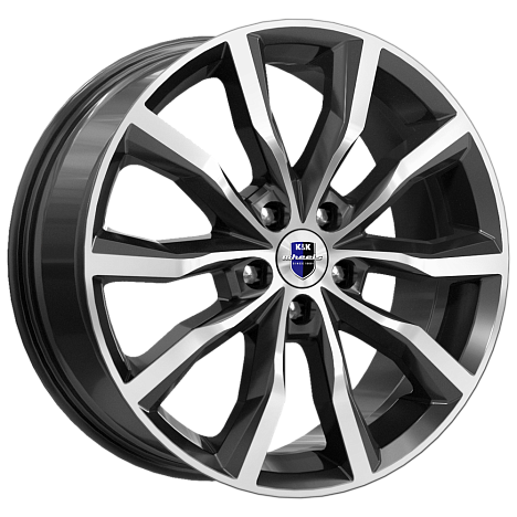 K&K Портер (КС906) 7.5xR18/5x112 ET 40 Dia 66.6 Алмаз черный