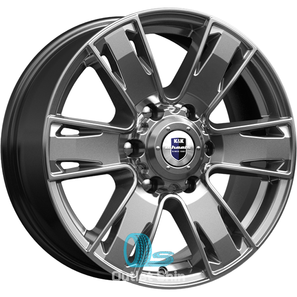 K&K Севенна 7xR17/6x139.7 ET 38 Dia 100.1 Дарк платинум
