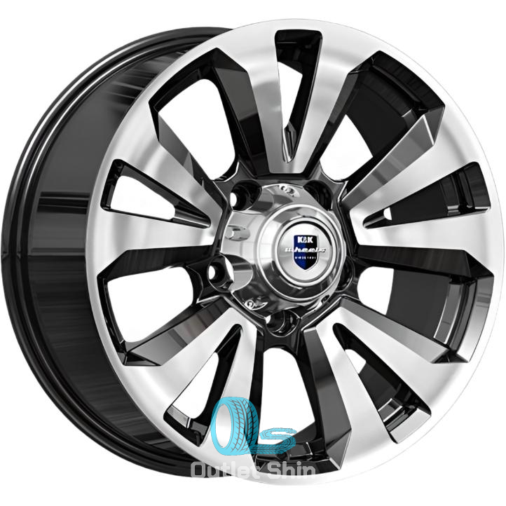 K&K Ла-Пас 8xR18/5x139.7 ET 0 Dia 108.6 Алмаз черный