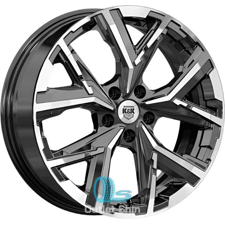 K&K Айона 6.5xR18/5x110 ET 40 Dia 67.1 Алмаз черный