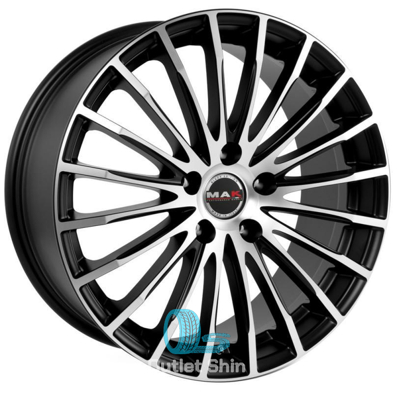 MAK Fatale 7.5xR17/5x114.3 ET 40 Dia 76.1 Ice Black