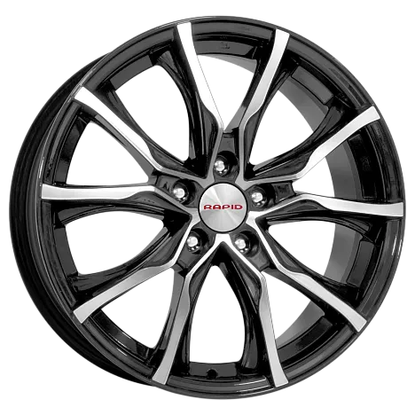 K&K Твист (КС697) 7.5xR17/5x114.3 ET 45 Dia 66.1 Дарк платинум