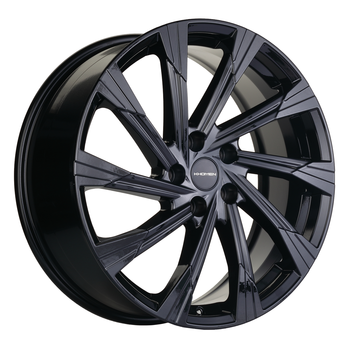 Khomen Wheels KHW1907 (Geely Monjaro/Tugella) 7.5xR19/5x108 ET 46 Dia 63.4 Black