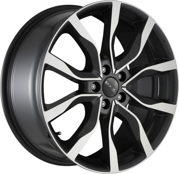 MAK Koln 9.5xR21/5x114.3 ET 48 Dia 76 Gunmetal Mirror Face