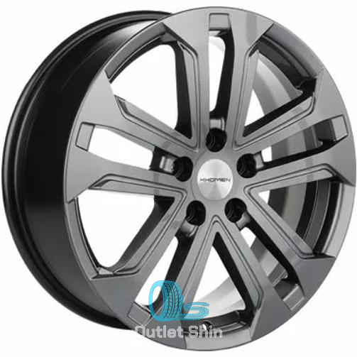 Khomen Wheels KHW1803 (Chery Tiggo 4/Tiggo 7 Pro) 7xR18/5x108 ET 33 Dia 60.1 Gray