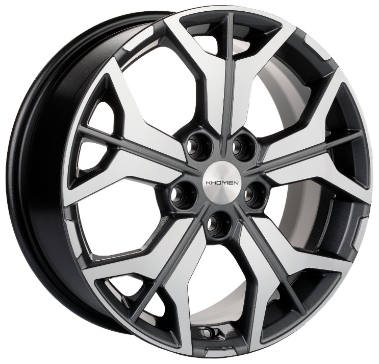 Khomen Wheels KHW1715 (Kodiaq/Tiguan) 7xR17/5x112 ET 40 Dia 57.1 Gray