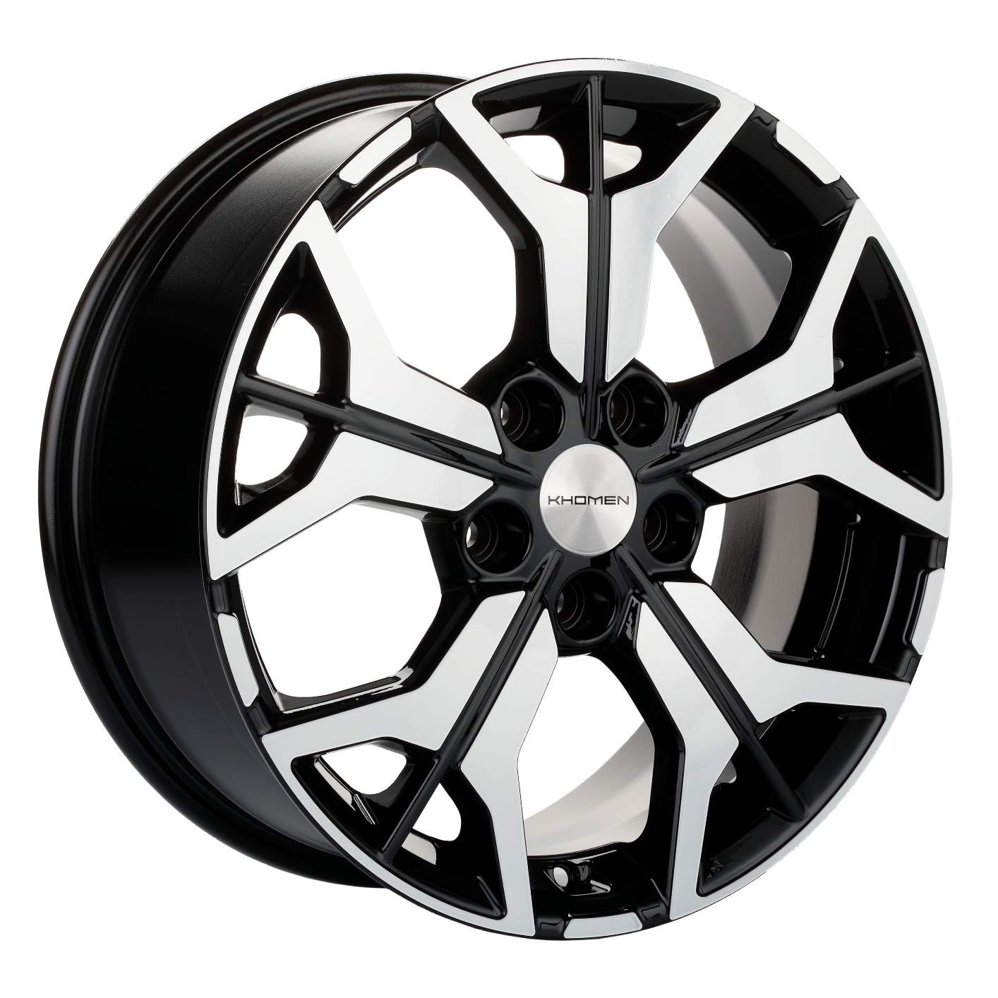 Khomen Wheels KHW1715 (RAV4) 7xR17/5x114.3 ET 39 Dia 60.1 Black-FP