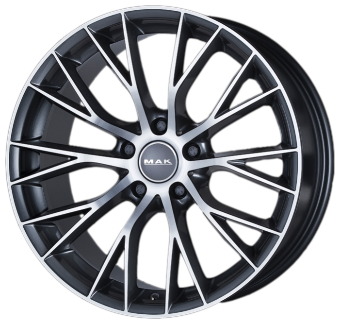 MAK Munchen 8xR18/5x120 ET 38 Dia 72.6 Gunmetal Mirror Face