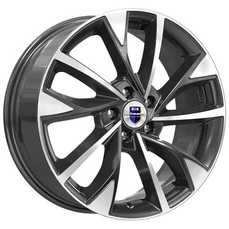 K&K Роквуд (КС900) 7xR17/5x110 ET 38 Dia 65.1 Алмаз черный