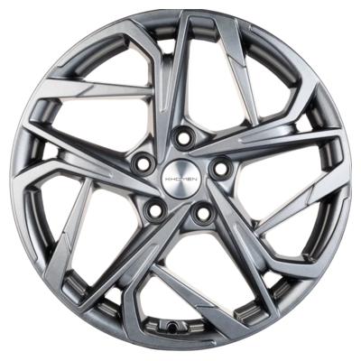Khomen Wheels KHW1716 (Karoq/Tiguan) 7xR17/5x112 ET 45 Dia 57.1 Gray