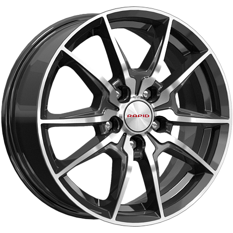 K&K Адамар (КС886) 6.5xR16/5x114.3 ET 45 Dia 67.1 Алмаз черный