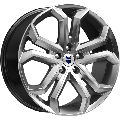 K&K Пандора (КС466) 8.5xR19/5x110 ET 35 Dia 65.1 Дарк платинум