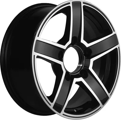 Khomen Wheels KHW1614 (Niva 4x4) 6.5xR16/5x139.7 ET 40 Dia 98.5 Black-FP