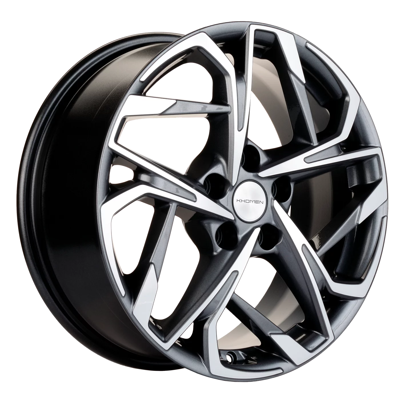 Khomen Wheels KHW1716 (CX-5/i40/X-Trail) 7xR17/5x114.3 ET 45 Dia 67.1 Gray-FP