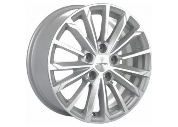 Khomen Wheels KHW1611 (Mazda 3) 6.5xR16/5x114.3 ET 45 Dia 67.1 F-Silver-FP