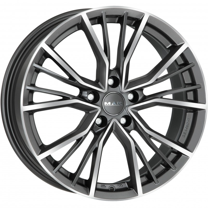 MAK Union 9xR20/5x112 ET 38 Dia 66.45 Gunmetal Mirror Face