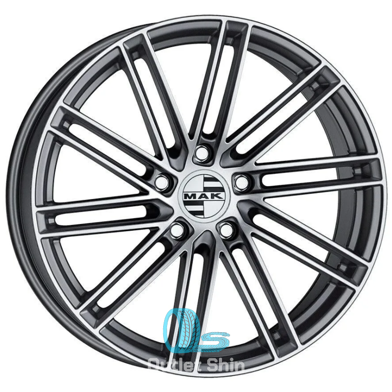 MAK Leipzig 9.5xR22/5x112 ET 26 Dia 66.6 Gunmetal Mirror Face