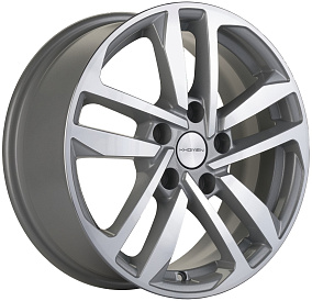 Khomen Wheels KHW1612 (Fluence/Juke) 6.5xR16/5x114.3 ET 47 Dia 66.1 F-Silver-FP