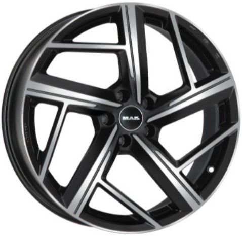 MAK Qvattro 9xR20/5x112 ET 30 Dia 66.45 Black mirror