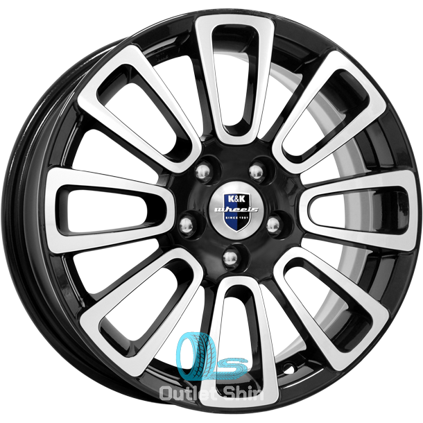 K&K Неман 6xR15/4x100 ET 50 Dia 60.1 Алмаз черный